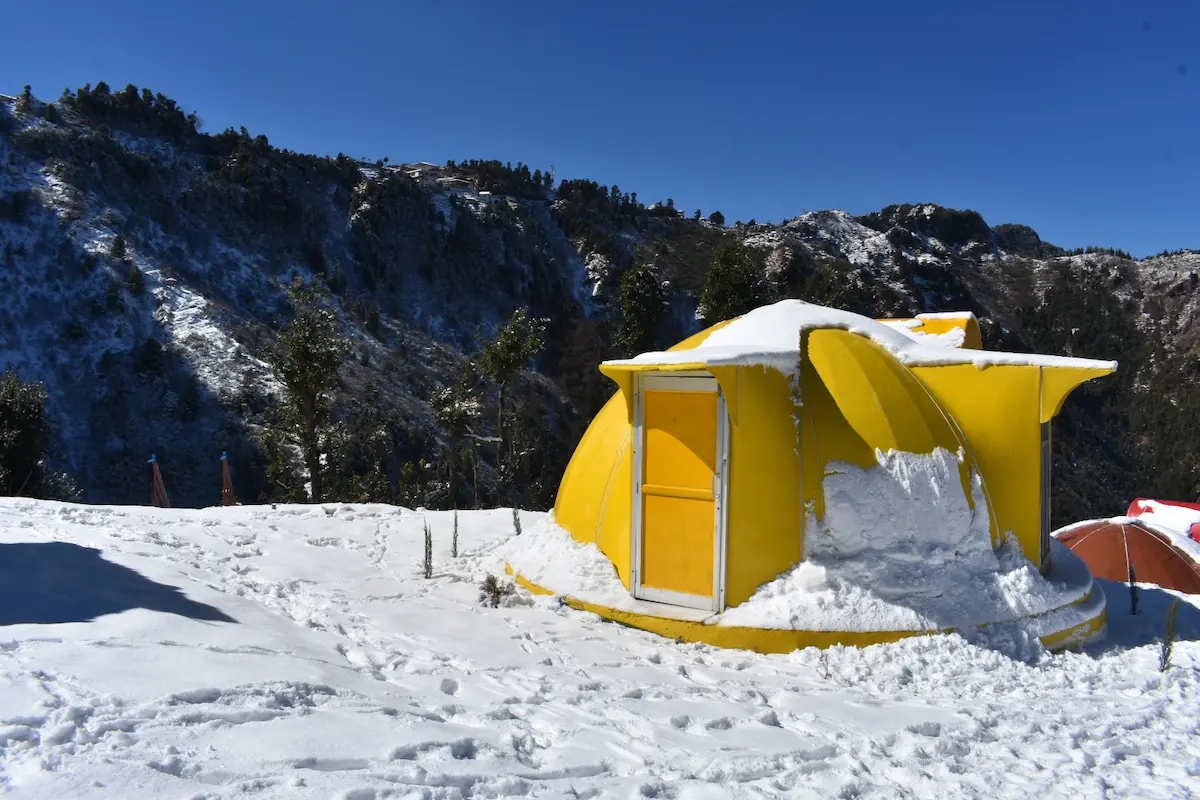 Mountain view dome stay at Lacliff Nature Home Dhanaulti Uttarakhand